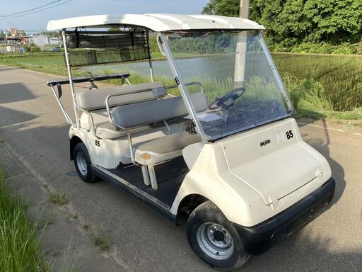 SANYO　サンヨー　CR5ATS　ゴルフカート　5人乗り　ガソリン式電磁誘導　実動　茨城県　12