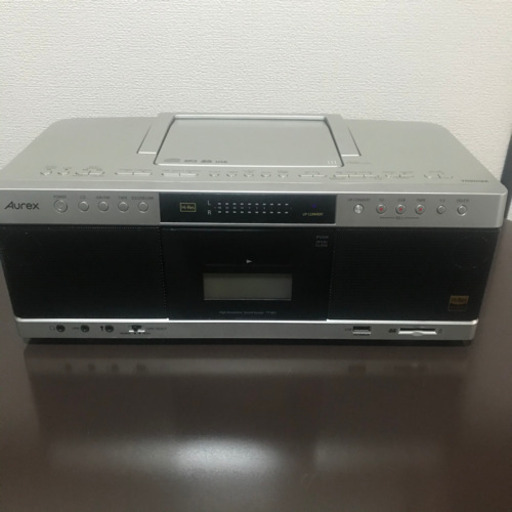 東芝ハイレゾ対応ＳＤ/USB/CDラジカセ使用１０時間！