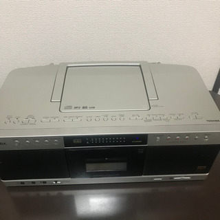 東芝ハイレゾ対応SD/USB/CDラジカセ使用10時間！