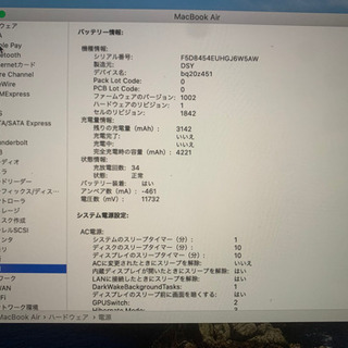 MacBookair 13インチ　2018 美品