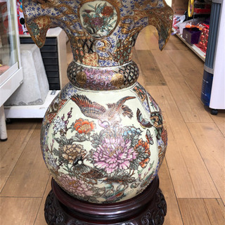 【美品】飾り壺‼︎ インテリア 飾り 壺 金彩 芸術 美術 オブジェ 現品限り