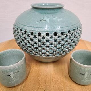 韓国産青磁陶器セット