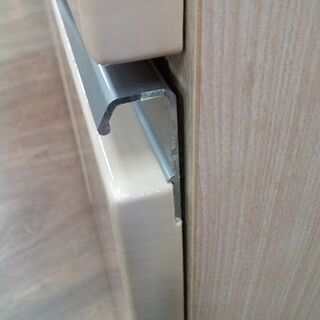 【愛品倶楽部柏店】　ＮＩＴＯＲＩ　ニトリ　アルミナ２　１００ＫＢ　２枚スライド扉キッチンボード　木目　【店舗同時販売中】　