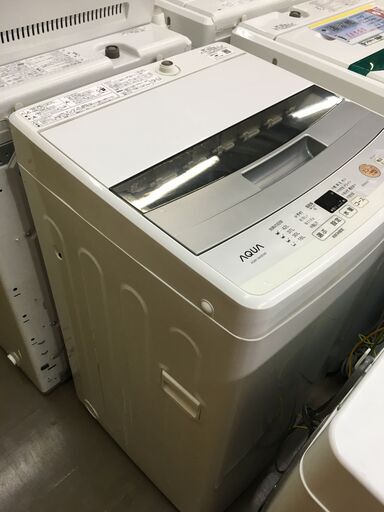 アクア AQW-S45E 洗濯機 2018年 中古品