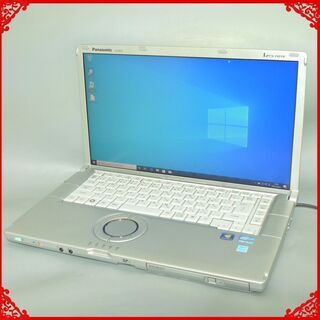 在庫処分 送料無料 日本製 中古動作良品 ノートパソコン 15.6型 Panasonic CF-B10CWHDR Core i5 4GB 320G DVDRW 無線LAN Wi-Fi Windows10 LibreOffice済 在庫処分 送料無料 日本製 中古動作良品 ノートパソコン 15.6型