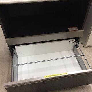 J576 綾野製作所 AYANO 食器棚 キッチンボード アクシス ブラック 800×520×2000 クリーニング済み