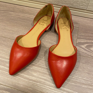 バナナリパブリック　赤い靴　サイズ7
