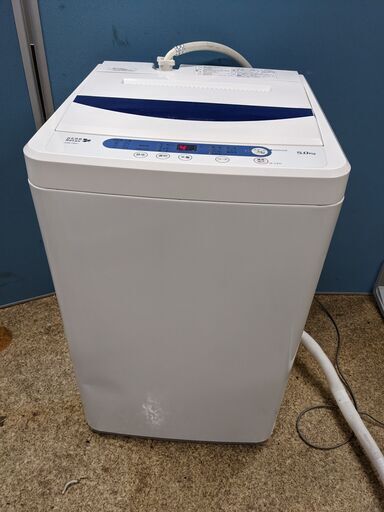 YAMADA ヤマダ電機 全自動電気洗濯機 5.0kg 2018年製 YWM-T50A1 HERB Relax ステンレス槽 風乾燥 槽洗浄