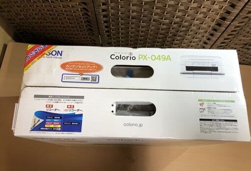 未開封 EPSON Colorlo カラリオ プリンター PX-049A インクジェット複合機 箱イタミあり ☆ PayPay(ペイペイ)決済可能 ☆ 札幌市 白石区 東札幌 ☆ アウトレットモノハウス