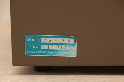 sanwa インピーダンスメーター ZS-30 (J964kkxY) sanwa インピーダンスメーター ZS-30 (J964kkxY)