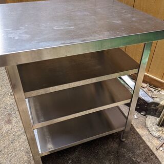 MARUZEN マルゼン ステンレス作業台 4段 収納棚 業務用 厨房 H84cm