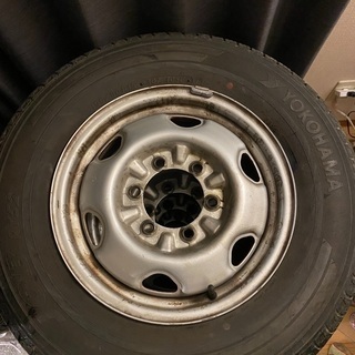 195/80R15 ホイール付 4本 バリ山