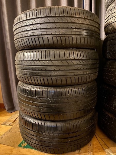 ショップ 225/45R18 4本 夏タイヤ バリ山