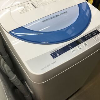 シャープ ES-GE55P 洗濯機 2014年 中古品の画像