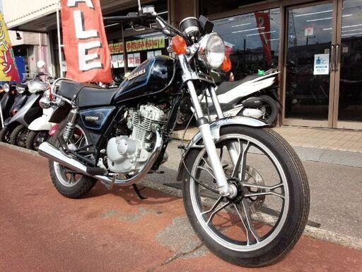 NO.3824　ＧＮ１２５Ｈ　空冷４サイクル単気筒エンジン　ブラック　☆彡
