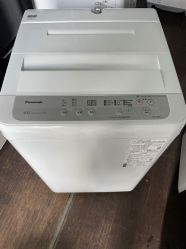 No.874 Panasonic 6kg洗濯機　2019年製　近隣配送無料