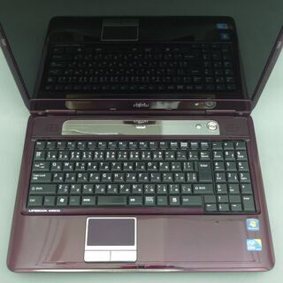 在庫処分 送料無料 1台限定 あずき色 ノートパソコン 中古良品 