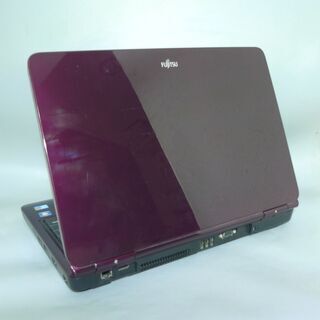 在庫処分 送料無料 1台限定 あずき色 ノートパソコン 中古良品 