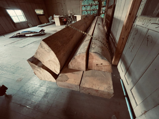 宮崎で購入した檜、桧原木 - その他 