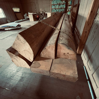 宮崎で購入した檜、桧原木