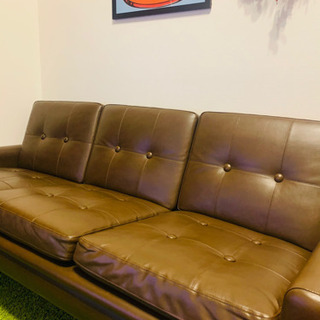 北欧家具　三人掛けソファー