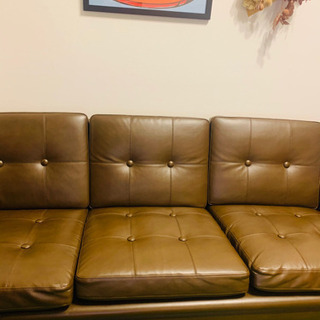 北欧家具　三人掛けソファー