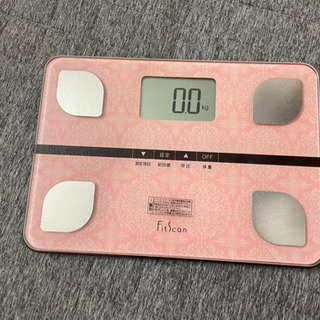【ネット決済】タニタ  体重計 FitScan  ピンク