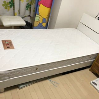 【最終値下げ】 美品　シングルベッド