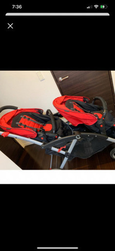 options LT 二人乗りベビーカー　対面　取り外し可能　美品