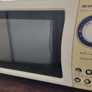 SHARP　2003年製　電子レンジ　ガラス皿　ターンテーブル