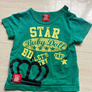 【ネット決済・配送可】baby doll Tシャツ　サイズ80