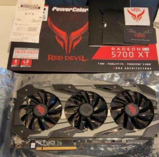 PCパーツ Powercolor radeon5700xt red devil