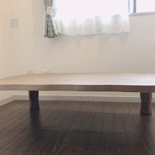 天然木化粧繊維板　ローテーブル　座卓