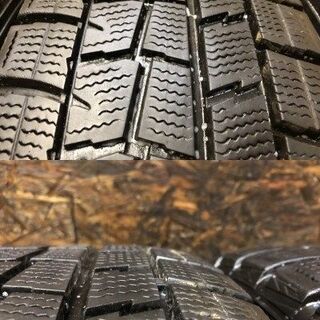 【DUNLOP WINTER MAXX WM01 185/60R15】スタッドレス【Exceeder 社外 15インチ 5.5J4HPCD100+43】2018年製 スイフト等　(MTF97) クレジットカード QR決済可能