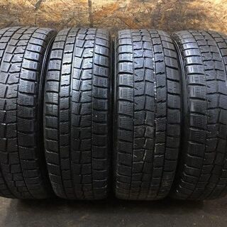 【DUNLOP WINTER MAXX WM01 185/60R15】スタッドレス【Exceeder 社外 15インチ 5.5J4HPCD100+43】2018年製 スイフト等　(MTF97) クレジットカード QR決済可能