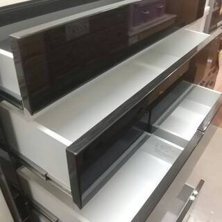 シギヤマ家具 アーバン調 6段 チェスト 大川家具 鏡面 エナメル 洋服 