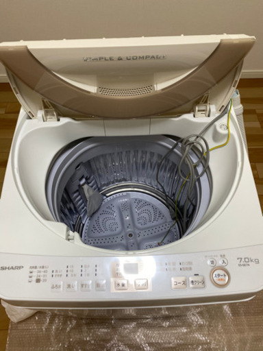 洗濯機　シャープ　ES-GE7A