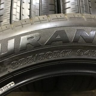 BS TURANZA ER33 225/50R17 17インチ 夏タイヤ 4本 バリ溝 マジェスタ レクサスGS GTO ベンツ/Cクラス BMW/3シリーズ等　(TA391) クレジットカード QR決済可能