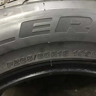 BS DUELER H/P P265/60R18 18インチ 夏タイヤ 4本 バリ溝 ベンツ/G