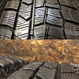【DUNLOP WINTER MAXX WM02 195/65R15】スタッドレス【Exceeder 社外 15インチ 6J5HPCD100+43】ウィッシュ プリウス等　(TA394) クレジットカード QR決済可能