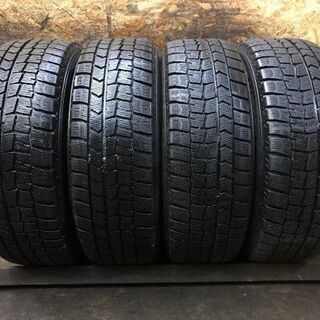 【DUNLOP WINTER MAXX WM02 195/65R15】スタッドレス【Exceeder 社外 15インチ 6J5HPCD100+43】ウィッシュ プリウス等　(TA394) クレジットカード QR決済可能