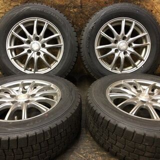 DUNLOP WM01 205/65R15】スタッドレス【LEBEN 社外 15インチ 