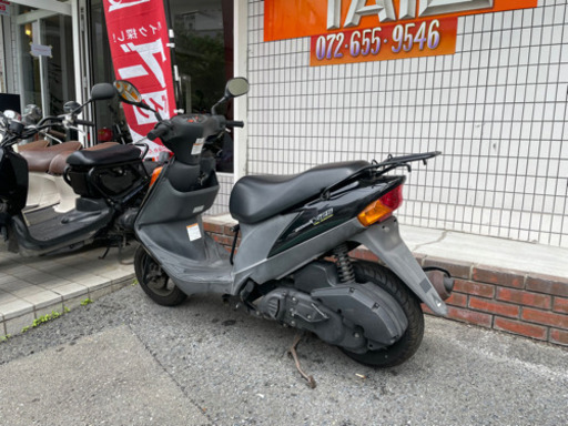 ☆8万円 アドレスv125 程度良好!U字ロック付き!セル1 実働車☆スズキ