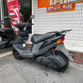 ☆8万円 アドレスv125 程度良好！U字ロック付き！セル1 実働車☆スズキ