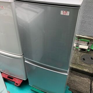 シャープノンフロン　冷凍　冷蔵庫 　SJ-14Y-S       2014年製