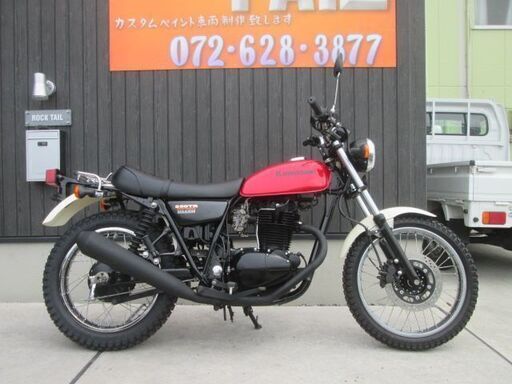 ★３５万円　２５０TR　セル１　実働車　カワサキ　走行少ない！BJ250F　２５０　TR