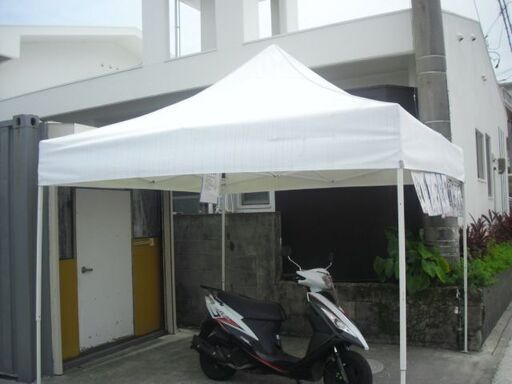 イベント用ワンタッチテント（中古）３ｍ×３ｍ