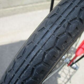 キャプテンスタッグ 折りたたみ自転車 20インチ 3段変速 レッド 