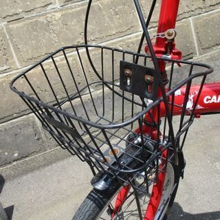 CAPTAIN STAG キャプテンスタッグ 折りたたみ自転車 20インチ 赤 未