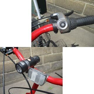 【使用回数少】キャプテンスタッグ　折りたたみ自転車　レッド　20インチ 使用回数少】キャプテンスタッグ 折りたたみ自転車 レッド 20